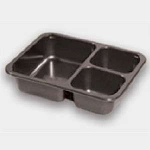 Correctional Food Service and Kitchen: Food Tray - 3 Compartment